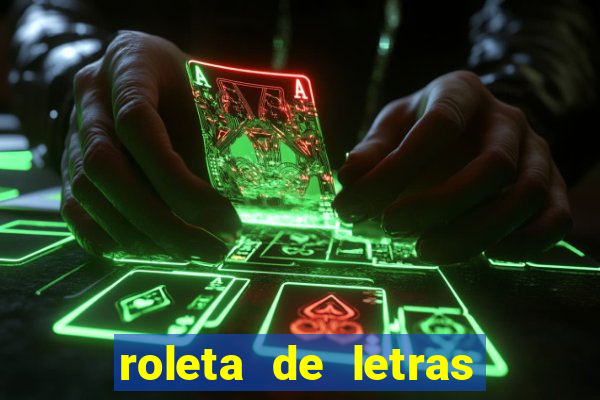 roleta de letras stop online